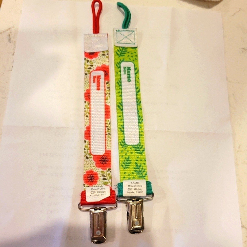 Ulubulu pacifier clip set of 2 - Picture 3 of 7